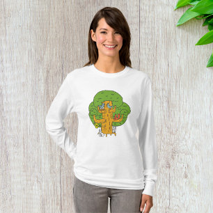 Bäume mit Waldtieren Niedliche Natur T-Shirt