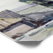 Bäume - Morgengrauen Poster (Ecke)