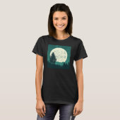 Bäume Naturwald Silhouette T-Shirt (Vorne ganz)