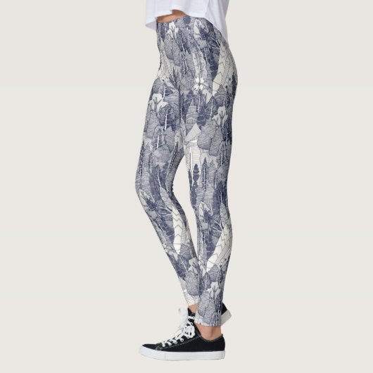 Bäume NC-blaue Leggings (Links)