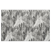 Bäume NC schwarzes Gewebe Stoff (Fat Quarter (45,7 x 55,9 cm))