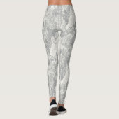 Bäume NC Silberne Leggings (Rückseite)