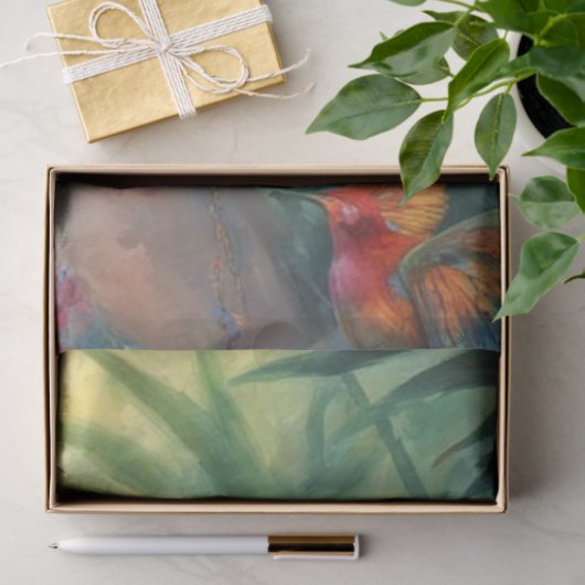 Bäume Nymph und Schmetterlingsvögel Seidenpapier (Geschenk)