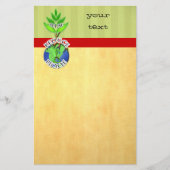 Bäume oben auf der Erde - Stationery Briefpapier (Vorderseite)