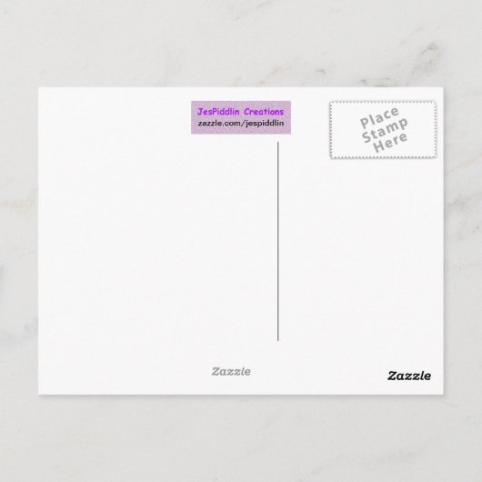 Bäume oben postkarte (Rückseite)