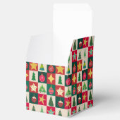 Bäume Ornamente und Sterne Plätze Geschenkschachtel (Geöffnet)