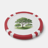 Bäume Pokerchips (Einzeln)