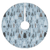 Bäume Polyester Weihnachtsbaumdecke (Vorderseite)