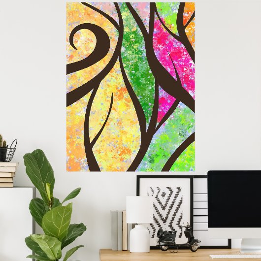 Bäume Poster (Heimbüro)