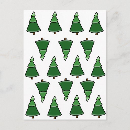 Bäume Postkarte (Vorderseite)