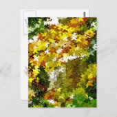 BÄUME POSTKARTE (Vorne/Hinten)