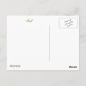 BÄUME POSTKARTE (Rückseite)