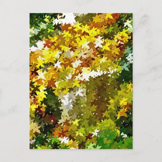 BÄUME POSTKARTE (Vorderseite)