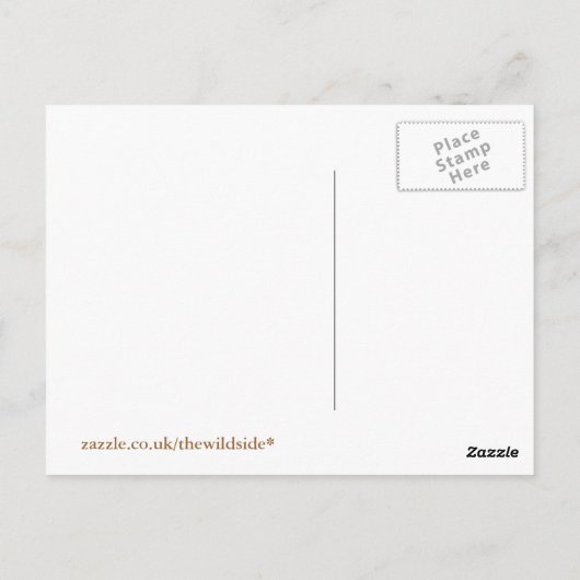 BÄUME POSTKARTE (Rückseite)