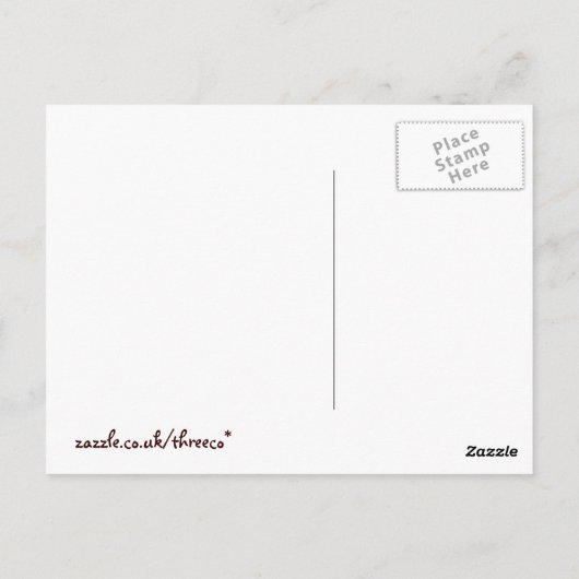 BÄUME POSTKARTE (Rückseite)