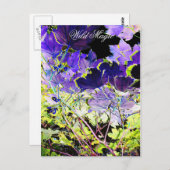 BÄUME POSTKARTE (Vorne/Hinten)