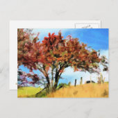 BÄUME POSTKARTE (Vorne/Hinten)