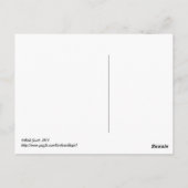 Bäume Postkarte (Rückseite)