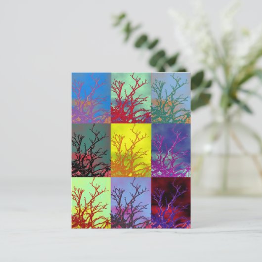 BÄUME POSTKARTE (Stehend Vorderseite)