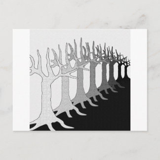 Bäume Postkarte