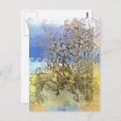 BÄUME POSTKARTE (Vorne/Hinten)