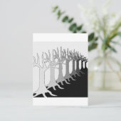 Bäume Postkarte (Stehend Vorderseite)