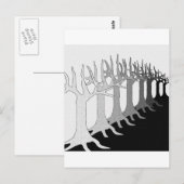 Bäume Postkarte (Vorne/Hinten)