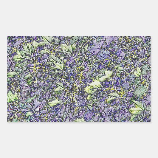 BÄUME RECHTECKIGER AUFKLEBER (Vorderseite)