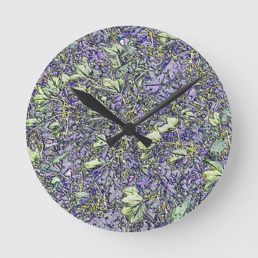 BÄUME RUNDE WANDUHR (Vorderseite)