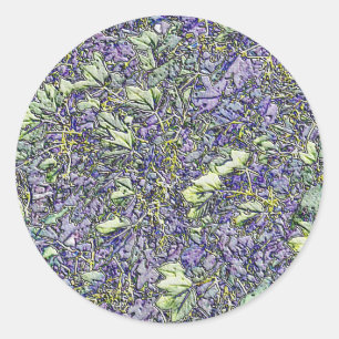 BÄUME RUNDER AUFKLEBER