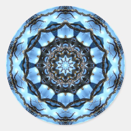 BÄUME RUNDER AUFKLEBER (Vorderseite)