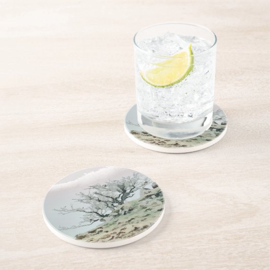 BÄUME SANDSTEIN UNTERSETZER (Seite)