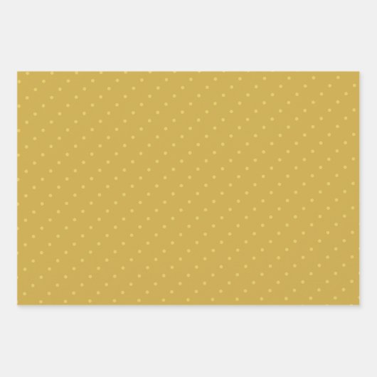 Bäume Schneeflocken und Polka-dot Weihnachten Geschenkpapier Set (Vorderseite)