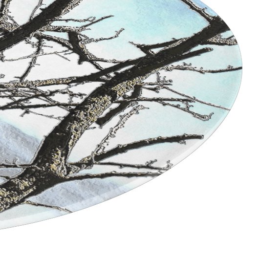 BÄUME SCHNEIDEBRETT (Ecke)