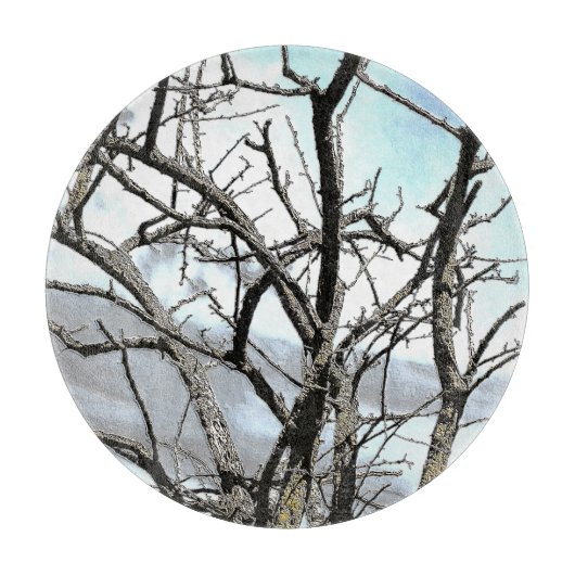 BÄUME SCHNEIDEBRETT (Vorderseite)