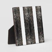 Bäume schwarz-weiß fotoplatte (Vorderseite)