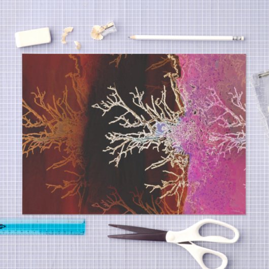 BÄUME SEIDENPAPIER (Handwerk)