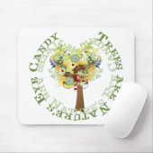 Bäume sind Bonbons Mousepad (Mit Mouse)