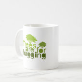 Bäume sind für das Umarmen des T - Kaffeetasse (Vorderseite Links)
