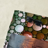 Bäume sind Gedichte, die die Erde auf den Himmelsp Strandtuch (Beispiel)