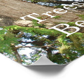 Bäume sind schön - Zedernbaumposter Poster (Ecke)