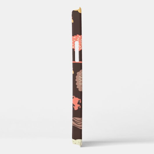 Bäume Tiere: Von Hand Gezeichnet Naturlandschaft. Case-Mate iPhone Hülle (Rückseite / Rechts)