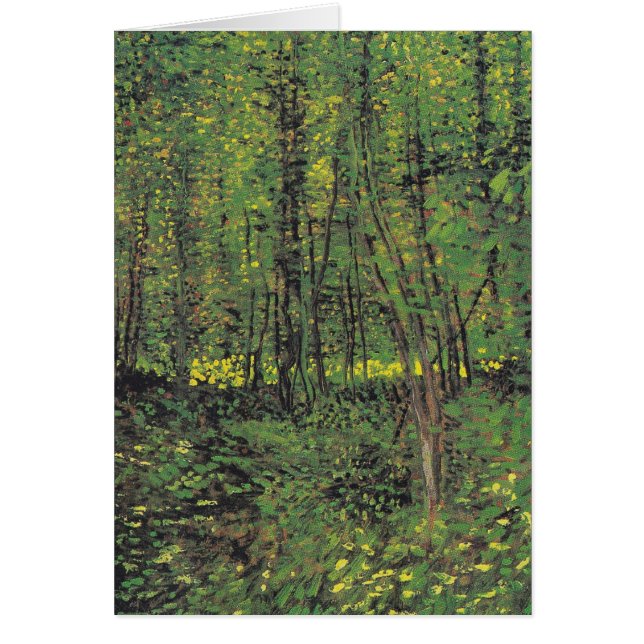 Bäume u. Unterholz durch Van Gogh (Vorne)
