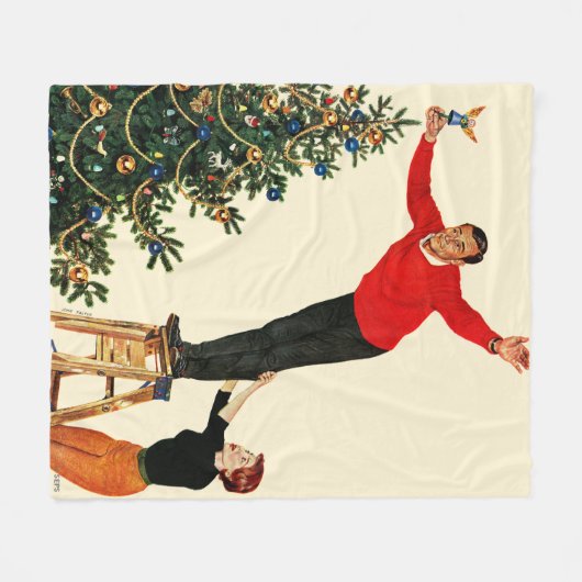 Bäume überwinden fleecedecke (Vorderseite (Horizontal))