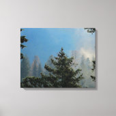 Bäume ummantelte Canvas Leinwanddruck (Vorderseite)