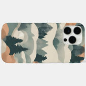 Bäume und Berge Boho Abstract Design Case-Mate iPhone Hülle (Rückseite (Horizontal))