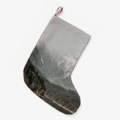BÄUME UND BERGE KLEINER WEIHNACHTSSTRUMPF (Vorderansicht (hängend))