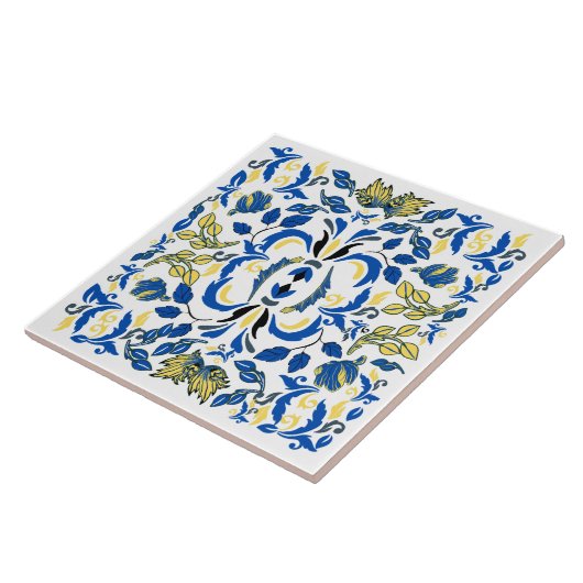 Bäume und Blätter William Morris Fliese (Seite)