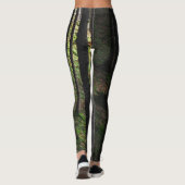 Bäume und grüne Moos Leggings (Rückseite)