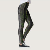 Bäume und grüne Moos Leggings (Rechts)
